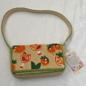 Rare beaded spritz bag